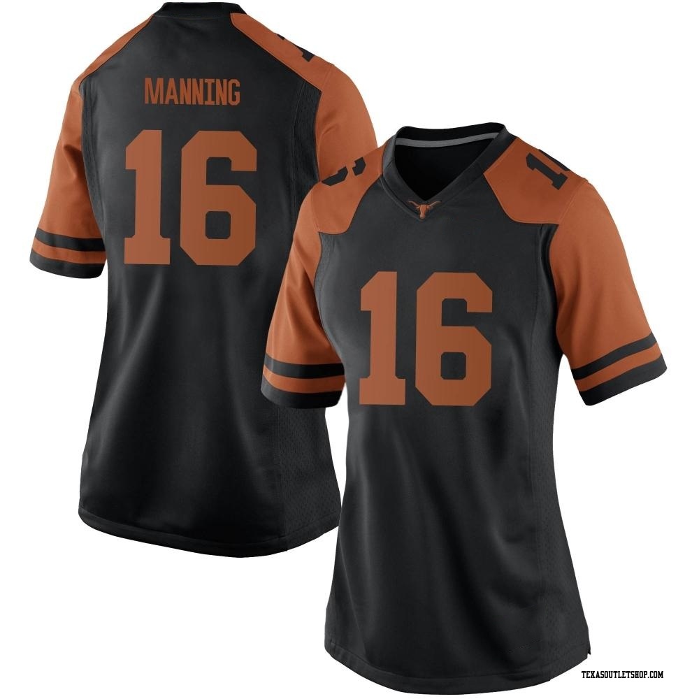 Arch Manning Replica Black Women's Texas Longhorns Women Football Jersey -  Texas Store