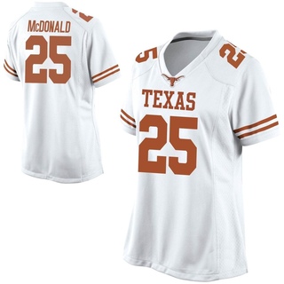 Jelani McDonald Game White Women's Texas Longhorns Football Jersey