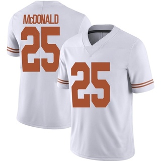 Jelani McDonald Limited White Men's Texas Longhorns Alternate Football Jersey