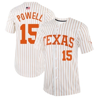 Men's Nike White Texas Longhorns #1 Away Game Jersey