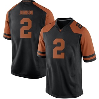 NCAA Football Jersey Texas Longhorns Roschon Johnson #2 College White